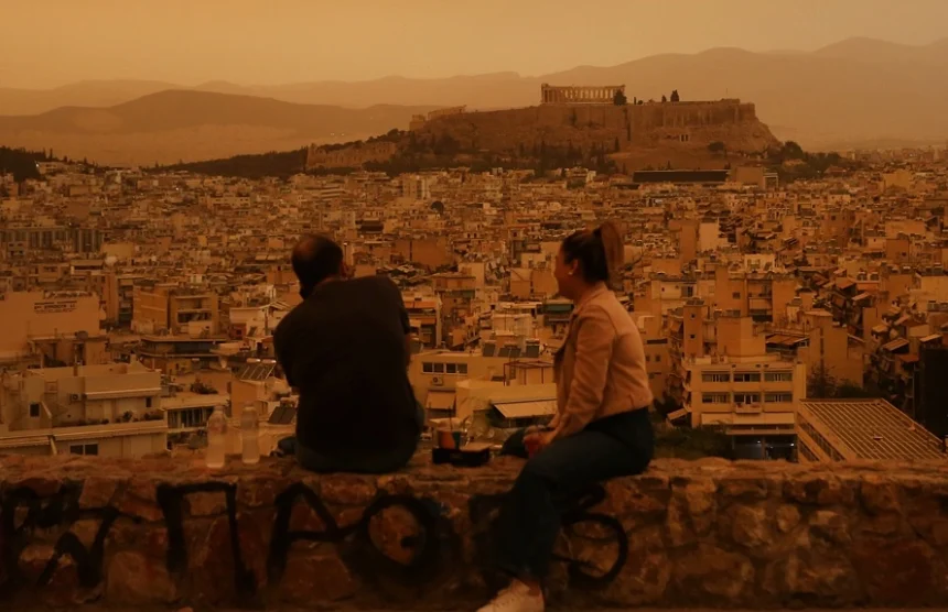 "Una fascinante combinación de fuerzas de la naturaleza en Atenas".