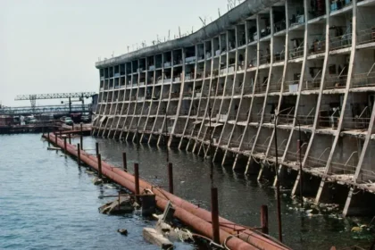 En medio del vasto Mar Caspio, a unos 55 kilómetros de la costa de Bakú, Azerbaiyán, yace una impresionante estructura que desafía el tiempo y las olas: Neft Dashlari, también conocida como "Oil Rocks".