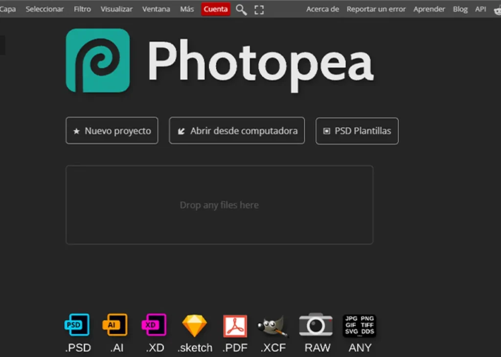 "Photopea: el Photoshop gratis"/ EFE