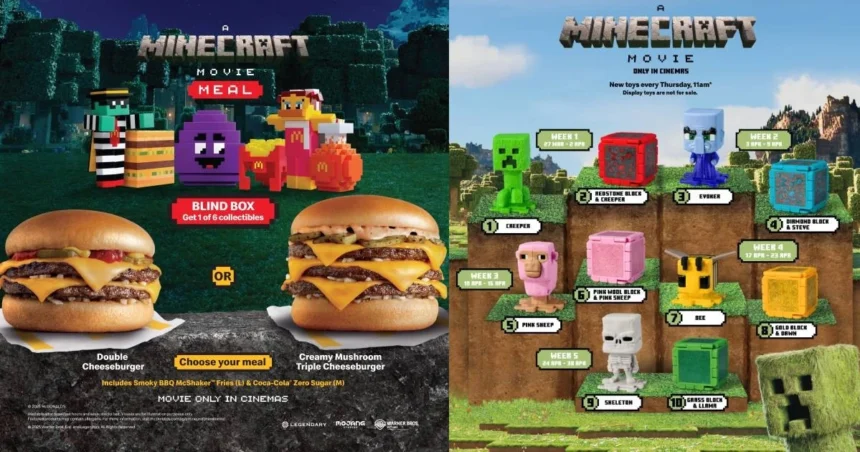 La Increíble Colaboración entre McDonald’s y Minecraft: Los 10 Juguetes Exclusivos y Menús Épicos que Transformaron la Cajita Feliz